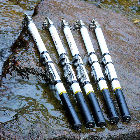 Telescopic Rock Fishing Rod Spinning fly Carp Feeder carbon fiber Pesca 3M 2.7M 2.4M 2.1M 1.8M 1.5M Mini travel Rod  Reel seat