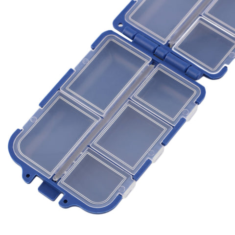 10 Compartments Storage Case Fly Fishing Lure Spoon Hook Bait Tackle Case Box Fishing Accessories Tools Wholesale