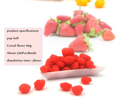 MNFT 1 Bottle Pop Floating Carp Fishing Cereal Fruit Flavor Bait Balls Feeder Artificial Carp Boilies Baits Bola Isca De Pesca
