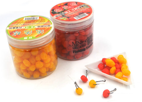 MNFT 1 Bottle Pop Floating Carp Fishing Cereal Fruit Flavor Bait Balls Feeder Artificial Carp Boilies Baits Bola Isca De Pesca