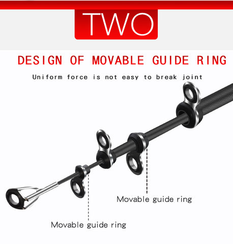 Portable rotary fishing 3.6M4.5M5.4M6.3M fishing rod tough carbon fiber M power telescopic travel sea boat rock fishing rod