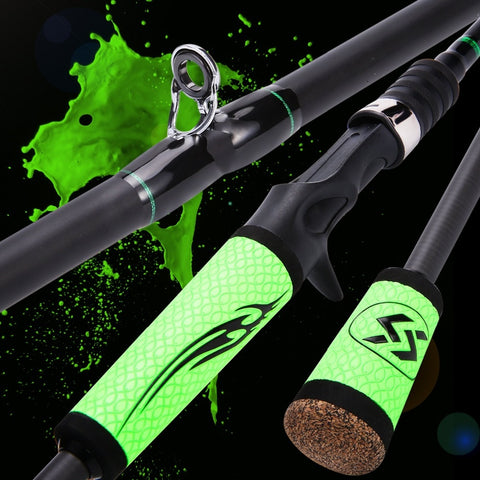 Sougayilang 2019 New Spinning Casting Speed Fishing Rods Porable Light High Carbon 4 Pc Blanks for Travel Freshwater Fishing