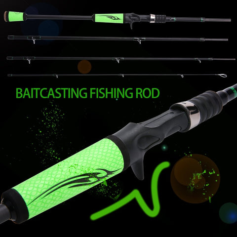 Sougayilang 2019 New Spinning Casting Speed Fishing Rods Porable Light High Carbon 4 Pc Blanks for Travel Freshwater Fishing