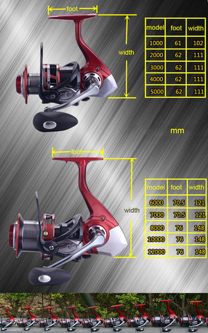 Sea Fishing Spinning Reel carp fishing Metal Spool 13+1BB reel Catfish spinning reel Surfcasting reel YUYU distant wheel