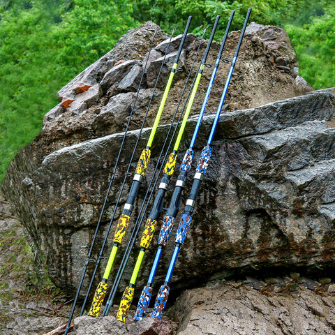 Ultralight Camouflage Spinning Casting Hand Lure Fishing Rod Pesca Carbon Pole Canne Carp Fly Gear Reel Seat feeder Travel Surf