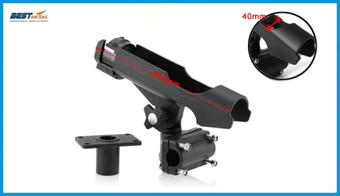 Fishing Rod rack Holders BSET MATEL Rest Adjustable Removable 360 degree Kayak Boat Support Tools Accessories Pole Bracket