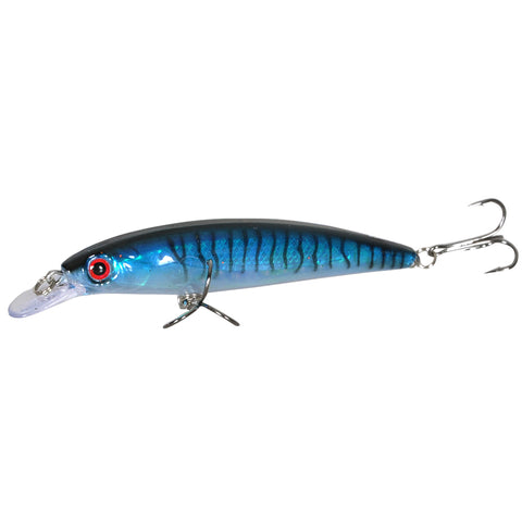 Piscifun 10PCS Minnow Fishing Lure 11CM 13.5g 4# Hooks Hard Bait Bass Fresh Saltwater Hard Fishing Lure Crankbait Hard Lure