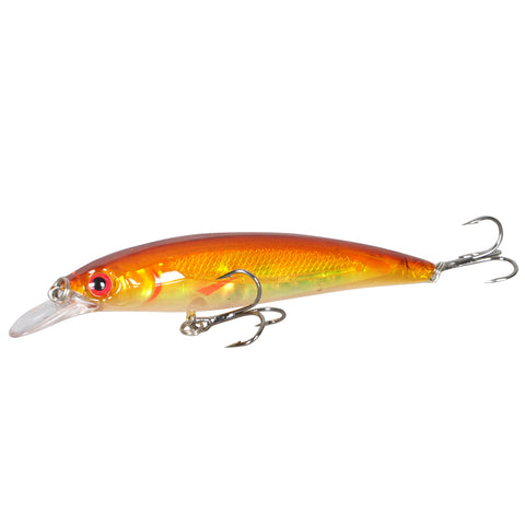 Piscifun 10PCS Minnow Fishing Lure 11CM 13.5g 4# Hooks Hard Bait Bass Fresh Saltwater Hard Fishing Lure Crankbait Hard Lure