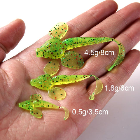 6pcs10cm/5.5g Swimbaits Life-like Fishing Soft Lure Fishing Worms Bait artificial soft baits Bass Tackle Rubber Lure Baits