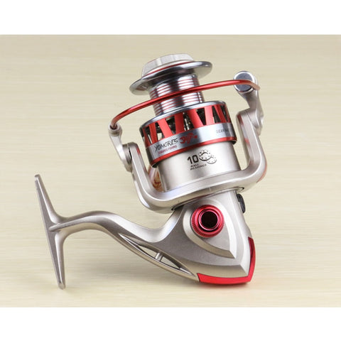 Metal Spinning Fishing Reel 1000-7000 Series Left / right rocker interchangeable 5.5:1 10BB + 1 Bearing Balls Fishing Wheel