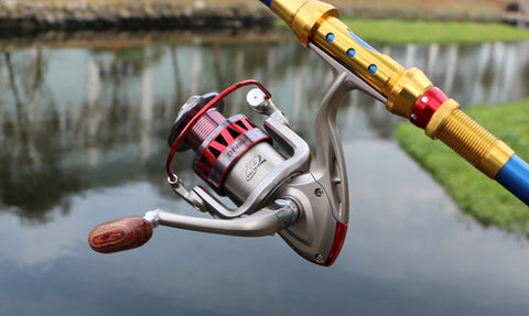 Metal Spinning Fishing Reel 1000-7000 Series Left / right rocker interchangeable 5.5:1 10BB + 1 Bearing Balls Fishing Wheel