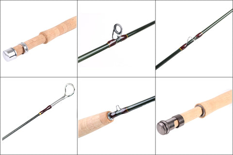 Maximumcatch V-Light 6ft/6.6ft/7ft/7.6ft 1/2/3wt Fly Rod Graphite IM10 Carbon Fiber So Light Weight Fly Fishing Rod
