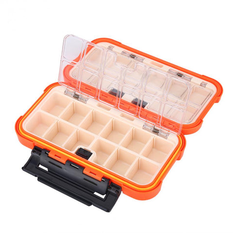 Large 24 Compartments Waterproof Fishing Box Storage Case Double Side Sea Boat Distance Carp Fly Fishing Tackle Accessories Gear
