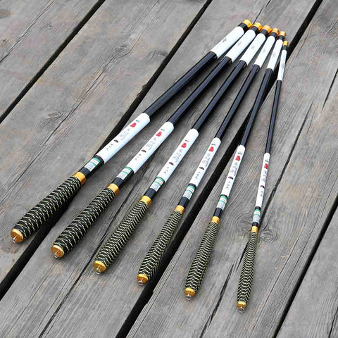 JOSBY Stream Fishing Rods 2.7~7.2M  Carbon Fiber Telescopic Fishing Rod Hand Pole Feeder for Carp Fishing Tenkara,olta,1pclot