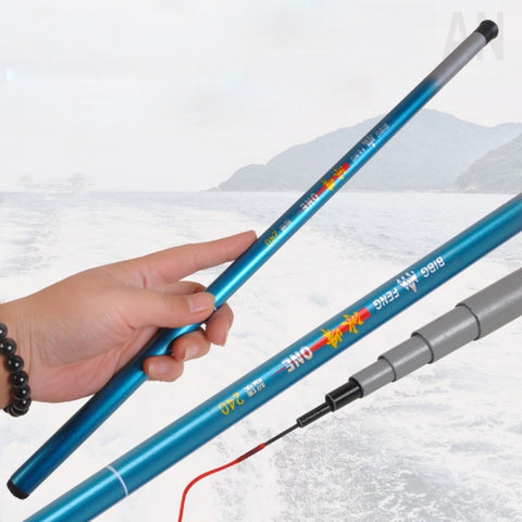 Portable Telescopic Rod Ultra-light Hand Glass Fiber Pole Hand Fishing Rod Fishing Pole Fishing Tackle 1.8/2.1/2.4/2.7/3.0/3.6M