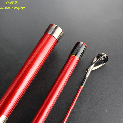 marine boat fishing rod carbon material jigging rod 3 section 1.8m 2.1 2.4m superhard ocean fishing at sea catfish rod