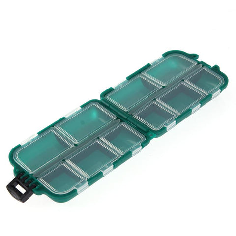 Plastic Fishing Tackle Box Small Accessory Box Pesca Square Fishhook Box Iscas Medicine Storage Case for Camping Hiking Pesca