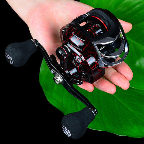 Fishing Baitcasting Reel Spinning 18+1BB 10kg/22LB Drag Super Strong Magnetic Force Speed Ratio 7.1:1 Metal Casting Fishing Reel