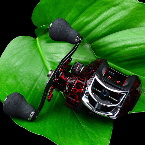 Fishing Baitcasting Reel Spinning 18+1BB 10kg/22LB Drag Super Strong Magnetic Force Speed Ratio 7.1:1 Metal Casting Fishing Reel