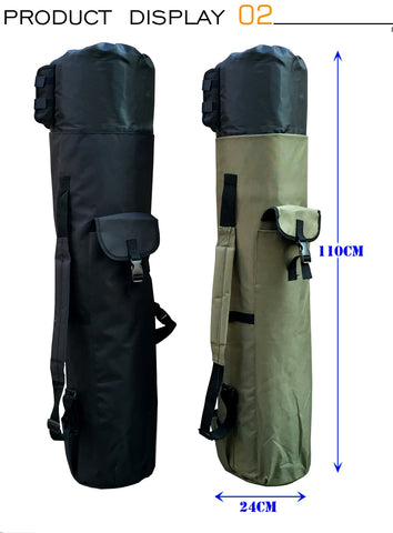 GHOTDA Fishing Bag Portable Multifunction Nylon Fishing Bags Fishing Rod Bag Case Fishing Tackle Tools Storage Bag