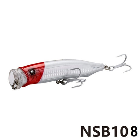 NOEBY Topwater lure feed popper bait 100mm 120mm 150mm floating lure for fishing bass TACKLE HOUSE grosses liches tuna fishing