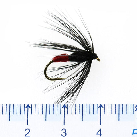 ICERIO 12PCS Red/Green/Black Ant Dry Fly Trout Fishing Lure Baits #10