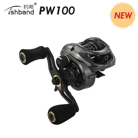 Fishband PW100 (GH100 Pro) Baitcasting Reel Carp Bait Cast Casting Fishing Reel For Trout Jigging Pesca Bass Carp Fishing Gear