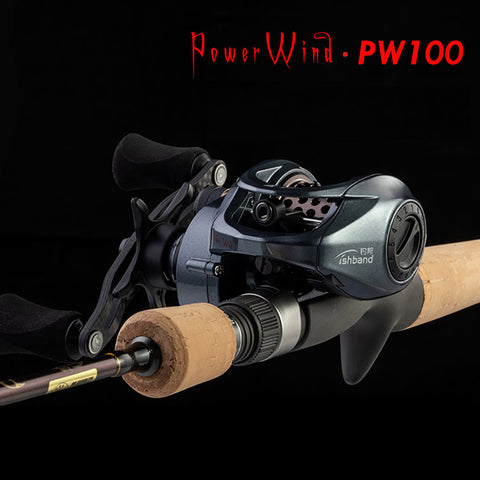 Fishband PW100 (GH100 Pro) Baitcasting Reel Carp Bait Cast Casting Fishing Reel For Trout Jigging Pesca Bass Carp Fishing Gear
