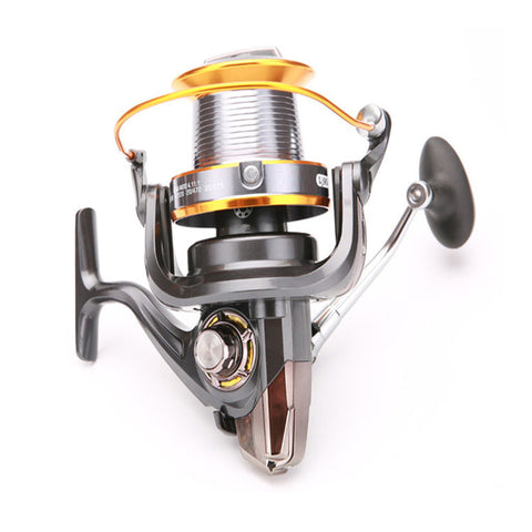 Double Brake Design Carp Fishing Reel Super Strong Carp Fishing Feeder Spinning Reel Spinning Wheel Type Fishing Wheels Casting