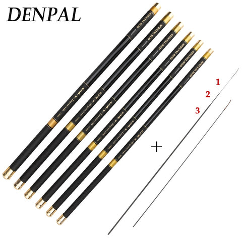 2019 Power Hand Pole Fishing Rod Ultra Hard Super Light Extra Long High Carbon 8/9/10/11/12/13M Telescopic Rod Stick Spare Tip