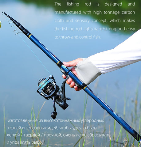 MIFINE COMPETITIVE Telescopic Bolo Fishing Rod 4.0 4.5 5.0 6.0m Travel Highcarbon Spinning Casting float fishing 10-30G pole rod