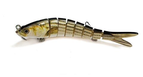 8 Section Fishing Lure 14cm 25g Multi Jointed Lures Bait Pike Sinking Wobblers Swimbait Fishing Tackle For Bass Isca Crankbait