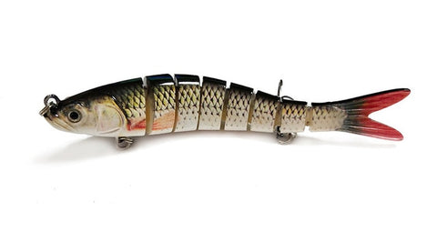 8 Section Fishing Lure 14cm 25g Multi Jointed Lures Bait Pike Sinking Wobblers Swimbait Fishing Tackle For Bass Isca Crankbait