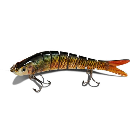 8 Section Fishing Lure 14cm 25g Multi Jointed Lures Bait Pike Sinking Wobblers Swimbait Fishing Tackle For Bass Isca Crankbait