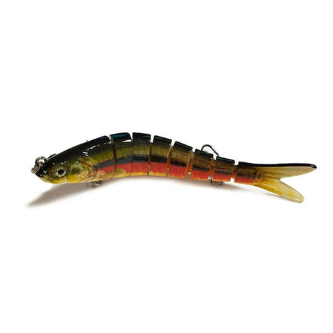 8 Section Fishing Lure 14cm 25g Multi Jointed Lures Bait Pike Sinking Wobblers Swimbait Fishing Tackle For Bass Isca Crankbait
