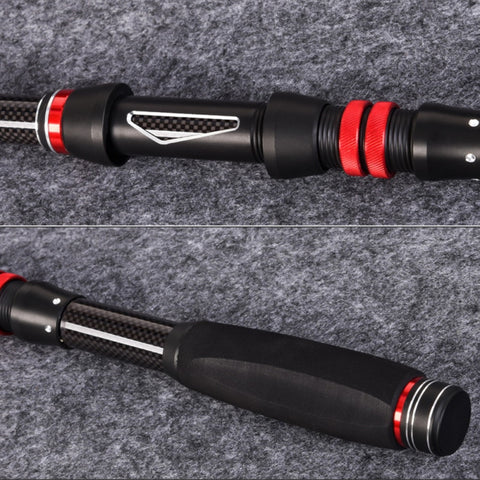 Portable Travel Sea Fishing Pole High Quality Carbon Fiber Spinning Fishing Rod 1.8m/2.1/2.4m/2.7m/3.0m Telescopic Fishing Rods