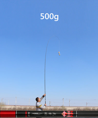 High Quality Super Hard  Powerful hand pole Telescopic Fishing Rod Carbon Fiber freshwater carp fishing3.6m/4.5 m/5.4m/6.3mVboni