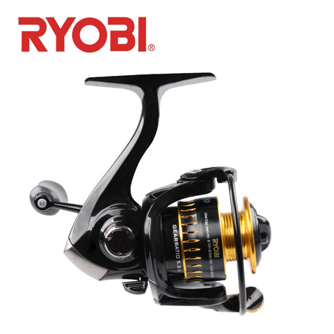 RYOBI ULTRA POWER 500/800/1000 Spinning Fishing Reel  mini wheels 6+1BB feeder fishing Saltewater Carp Fishing Reel metal spool