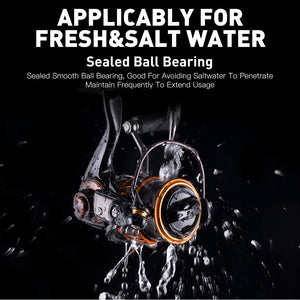 Kingdom MICRO FLY Spinning Reel 800 1000 2000 3000 Light Spool jigging Bait Reel Freshwater and Saltwater Spinning Fishing Reels