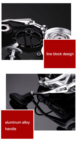 YUYU Sea Fishing Reel Spinning carp fishing Metal Spool 6+1BB reel Catfish fish spinning reel Surfcasting reel Fishing Reel