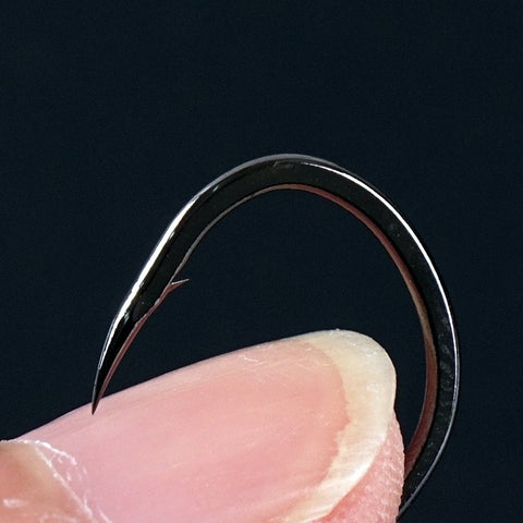 20PCS/lot 1-13# High carbon steel Izu Crooked Barbed Fishhook Black Flat carp fishing hooks set Accessories tool tackle