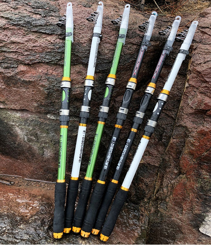 GHOTDA 2.1M -3.6M Carp Fishing Rod feeder Hard FRP Carbon Fiber Telescopic Fishing Rod fishing pole