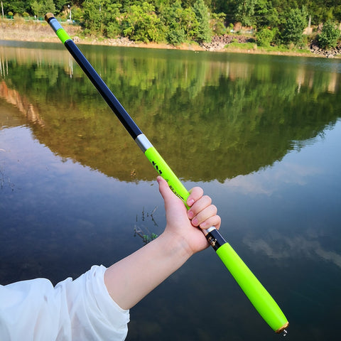 Stream Fishing Rod Carbon Fish Pole 3.6m-7.2m Telescopic Travel Rod Ultrashort  Tackle Feeder for Carp