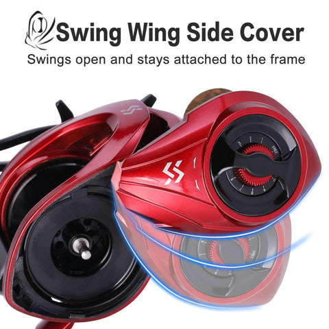 2019 Sougayilang 9+1BB  Fishing Reel Strong Drag Power 8kg  Fishing Reel Casting Reel Carp Fishing Wheels Fishing Tracking