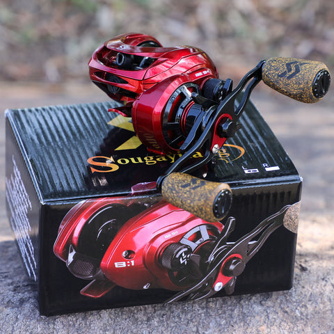 2019 Sougayilang 9+1BB  Fishing Reel Strong Drag Power 8kg  Fishing Reel Casting Reel Carp Fishing Wheels Fishing Tracking