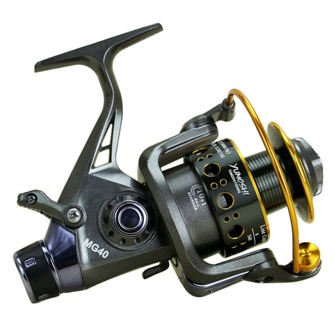 New Double Brake Design Fishing Reel Super Strong Carp Fishing Feeder Spinning Reel Spinning wheel type fishing wheel MG