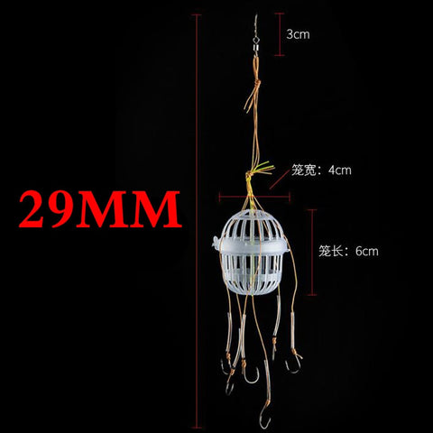 1Pcs Fishing Hooks Fishing Tackle Sea Box Hook Monsters with Six Strong Carbon Steel Plastics Carp Spherical Explosion Hook Tool
