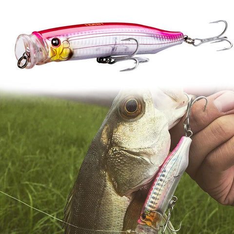 NOEBY Topwater lure feed popper bait 100mm 120mm 150mm floating lure for fishing bass TACKLE HOUSE grosses liches tuna fishing