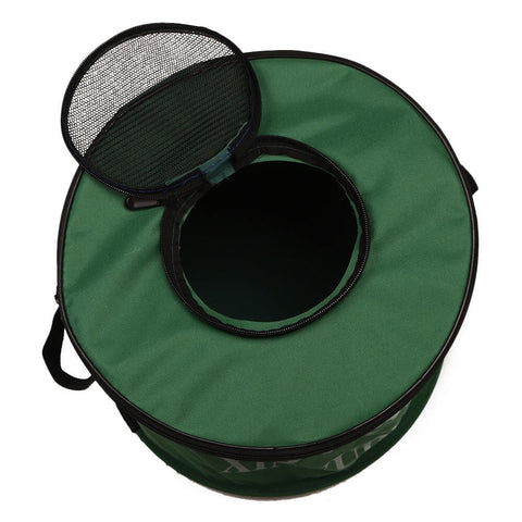 25cm Portable Foldable Canvas Bucket Shrink Carp Fishing Accessories Fishing Tackle Round For Live Fish Water Storage