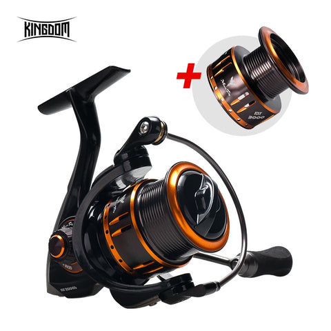 Kingdom MICRO FLY Spinning Reel 800 1000 2000 3000 Light Spool jigging Bait Reel Freshwater and Saltwater Spinning Fishing Reels